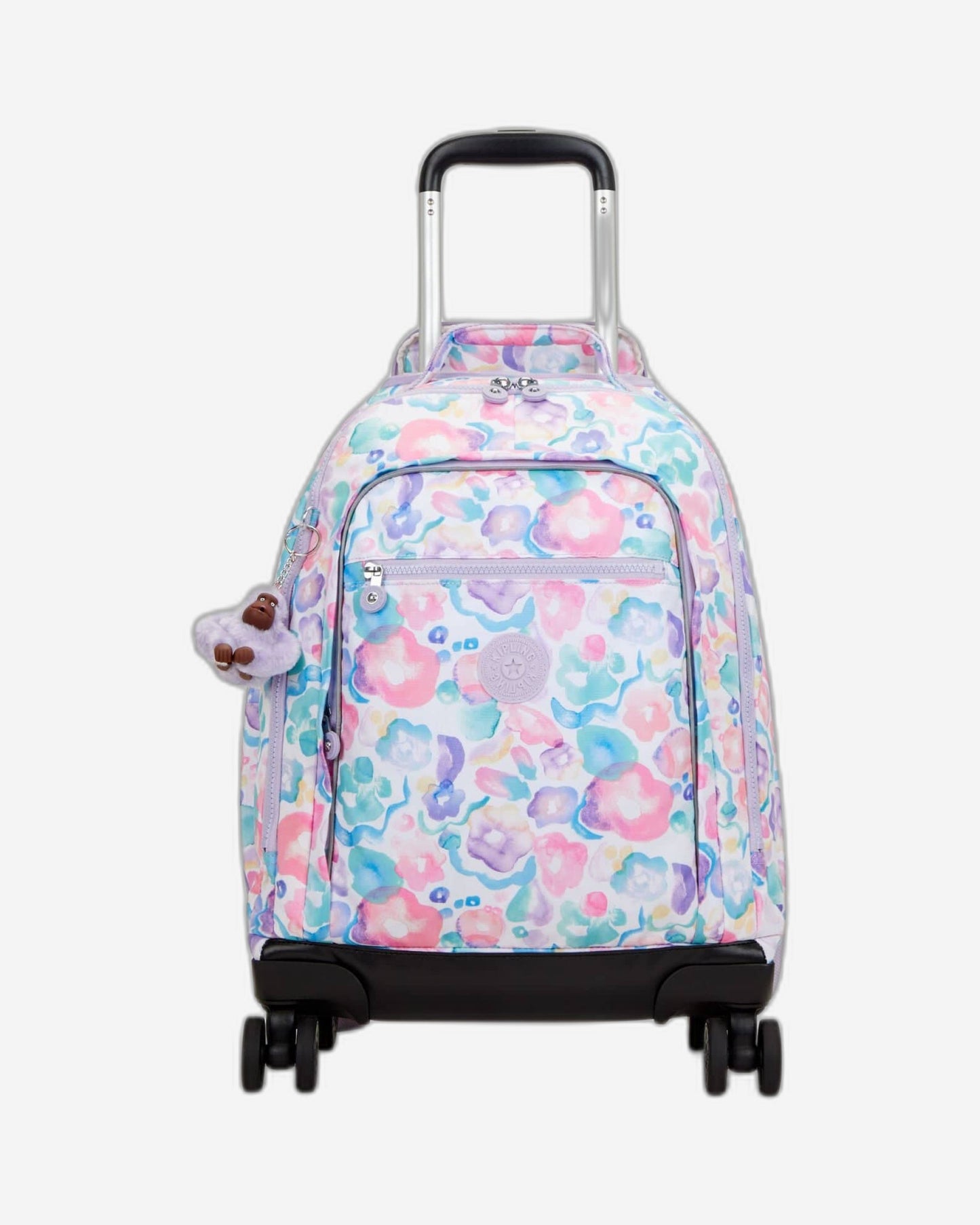 حقيبة ظهر Kipling New Zea Aqua Flowers كبيرة بعجلات C2I4674-2FW