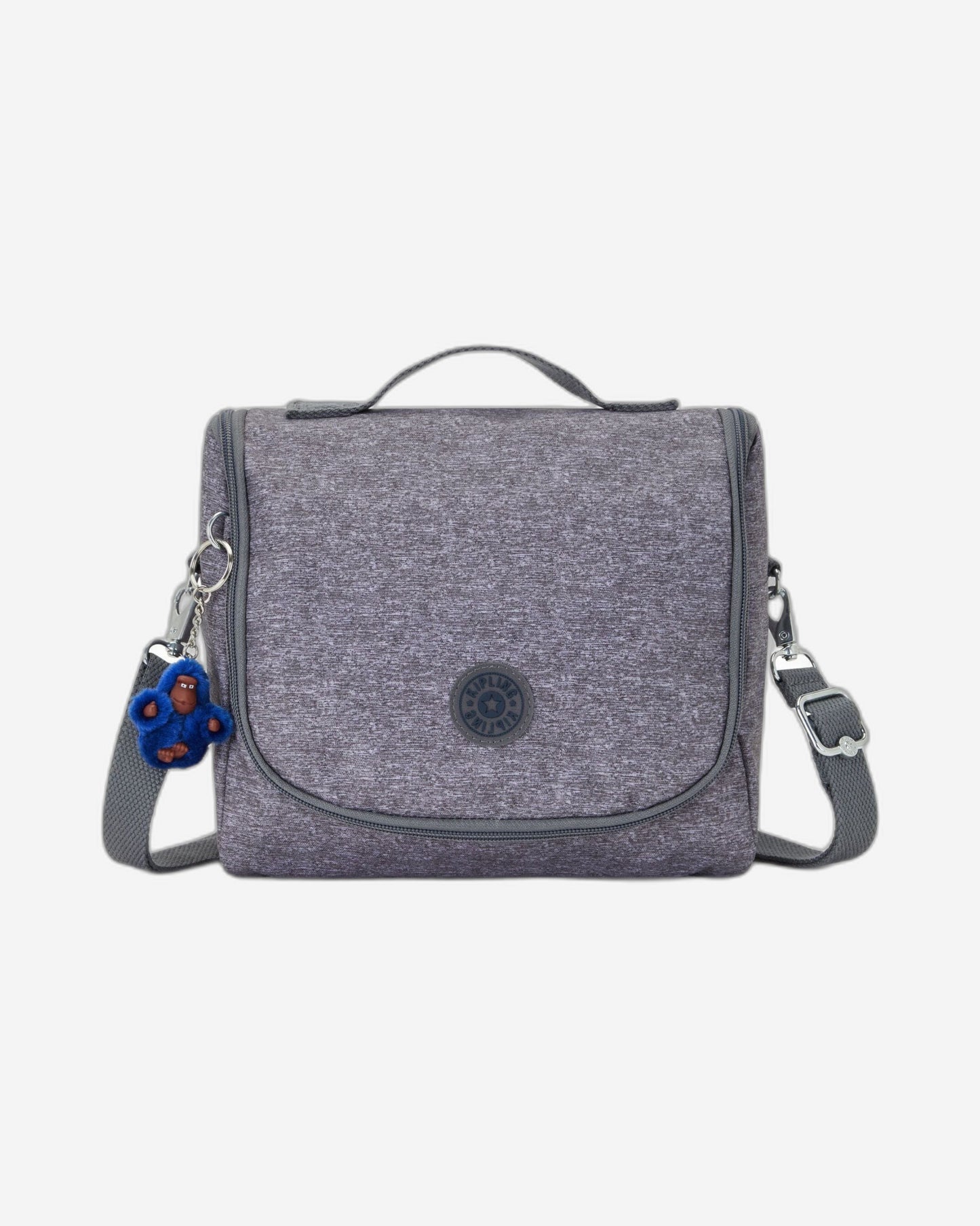 حقيبة غداء كيبلينج نيو كيشيرو، كبيرة الحجم، من قماش جيرسي تقريبًا، مع جراب عربة، طراز C2I5356-1GB