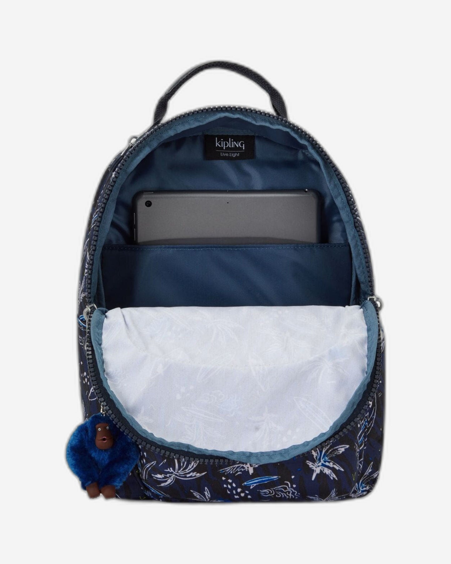 حقيبة ظهر Kipling Seoul S Surf Sea Print صغيرة C2I5357-Y70