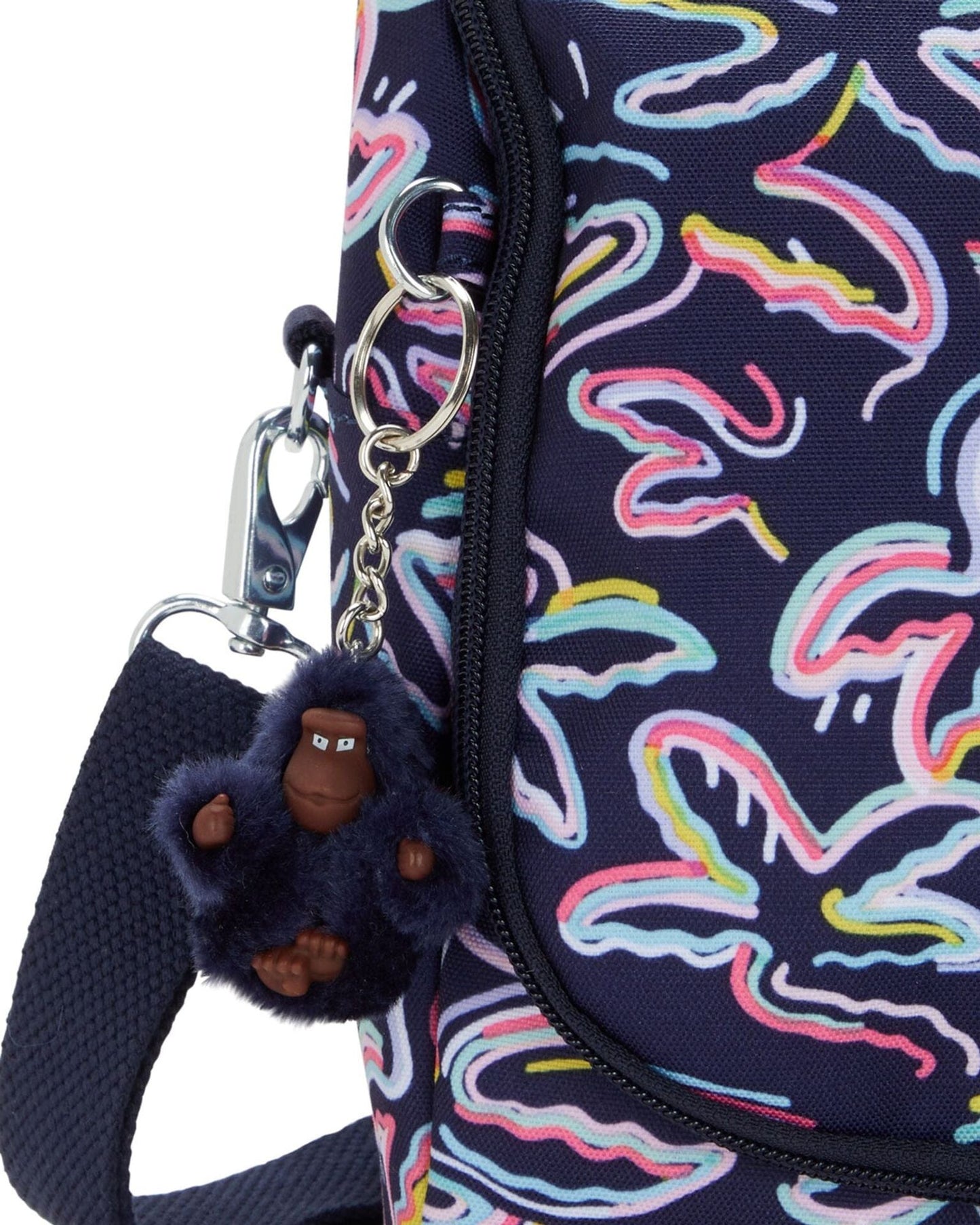 حقيبة غداء كبيرة بطبعة "كيتشيرو بالم فييستا" من كيبلينج نيو مع جراب للعربات C2I5749-3MC