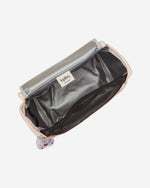حقيبة غداء كبيرة بتصميم جديد من Kipling Kichirou Girly Tile Prt مع جراب عربة C2I5749-5EH