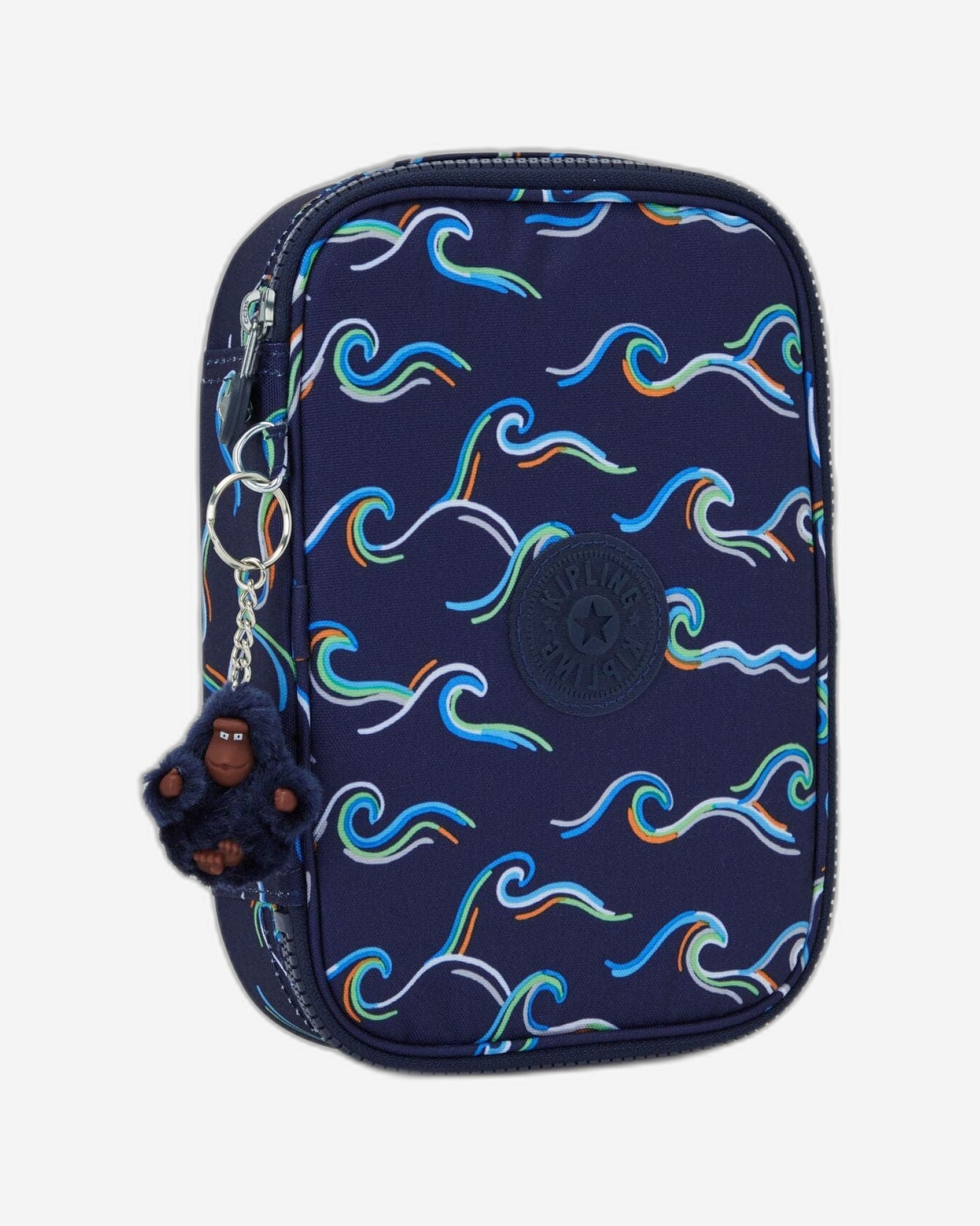 حافظة أقلام كيبلينج كبيرة بطبعة محيطية مرحة، 100 قلم، C2I6002-W92