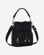 حقيبة كتف متوسطة الحجم من كيبلينج كايلا باكا، لون أسود، C2I6621-79S