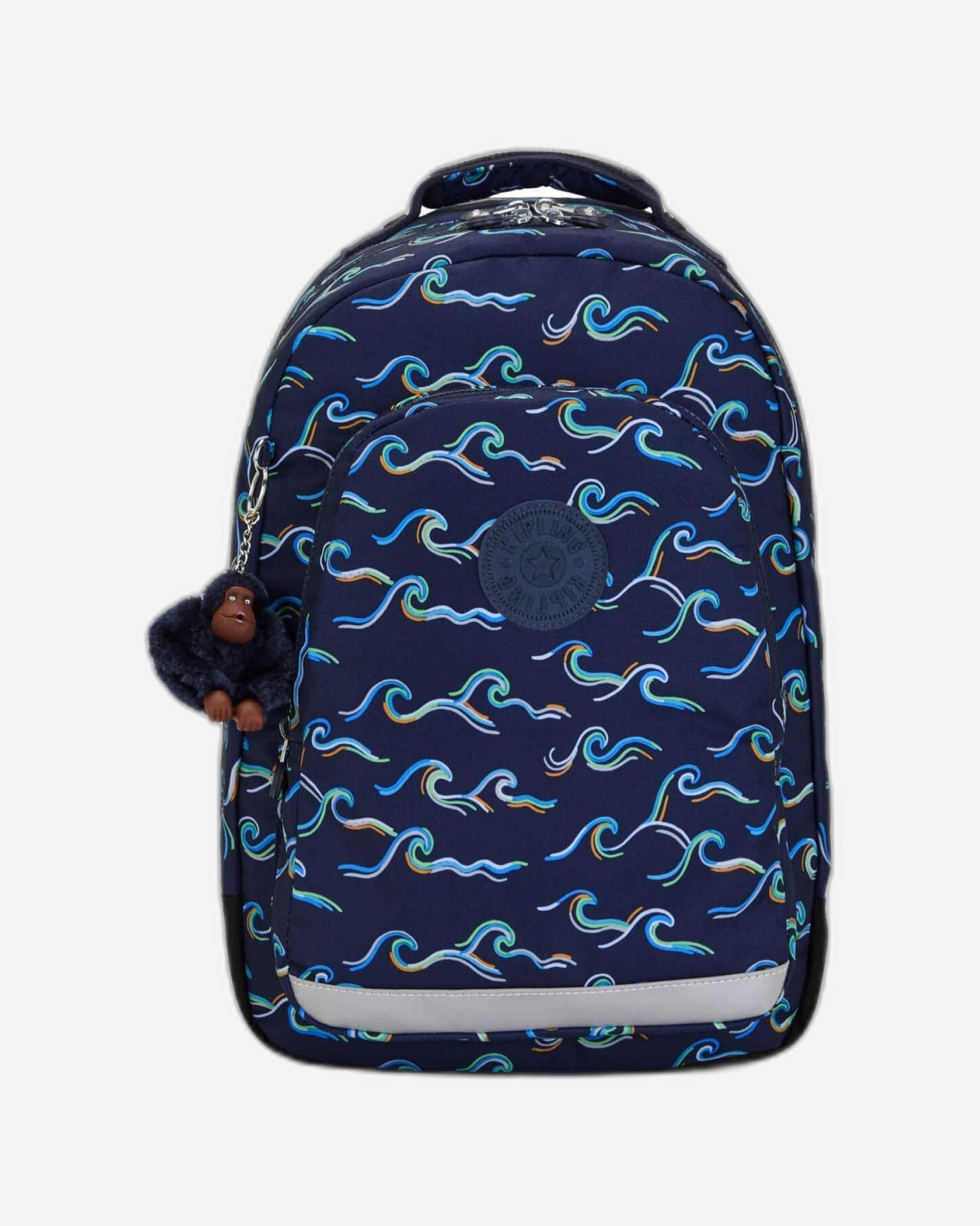 حقيبة ظهر Kipling Class Room Fun Ocean Print كبيرة C2I7090-W92