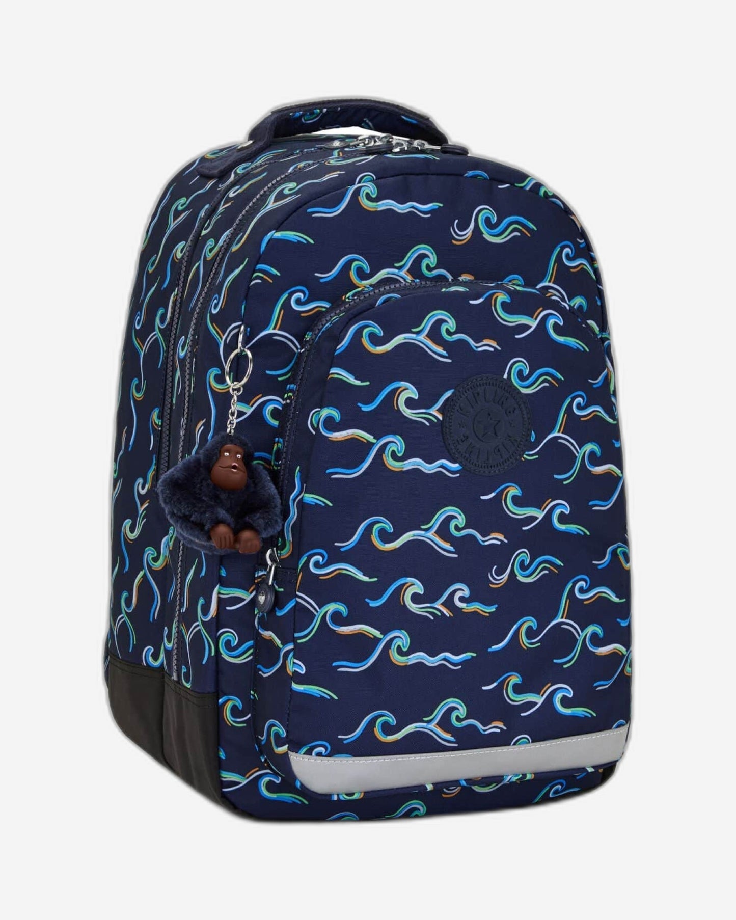 حقيبة ظهر Kipling Class Room Fun Ocean Print كبيرة C2I7090-W92