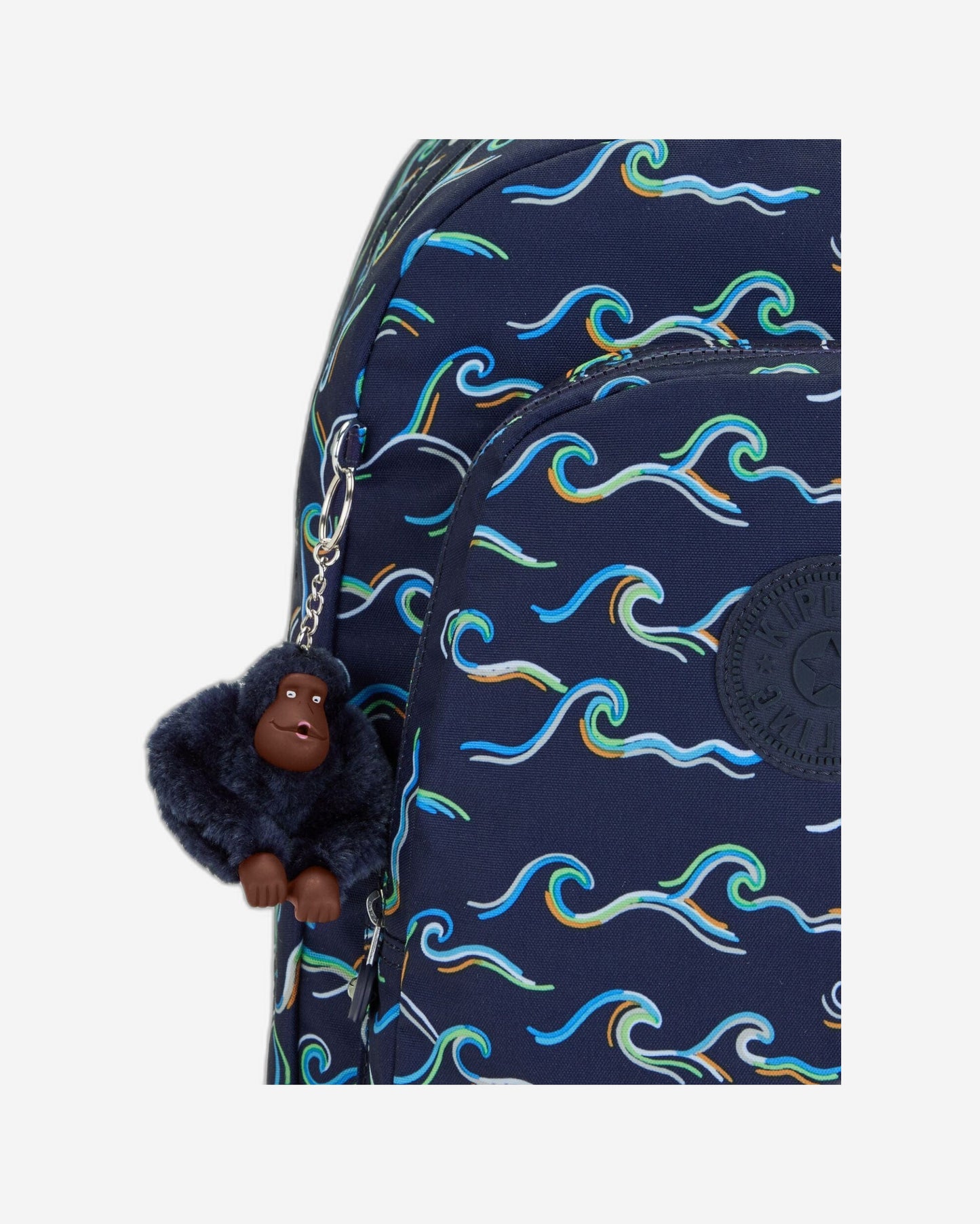 حقيبة ظهر Kipling Class Room Fun Ocean Print كبيرة C2I7090-W92