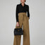 Genevieve Silk Wrap Shirt in Black