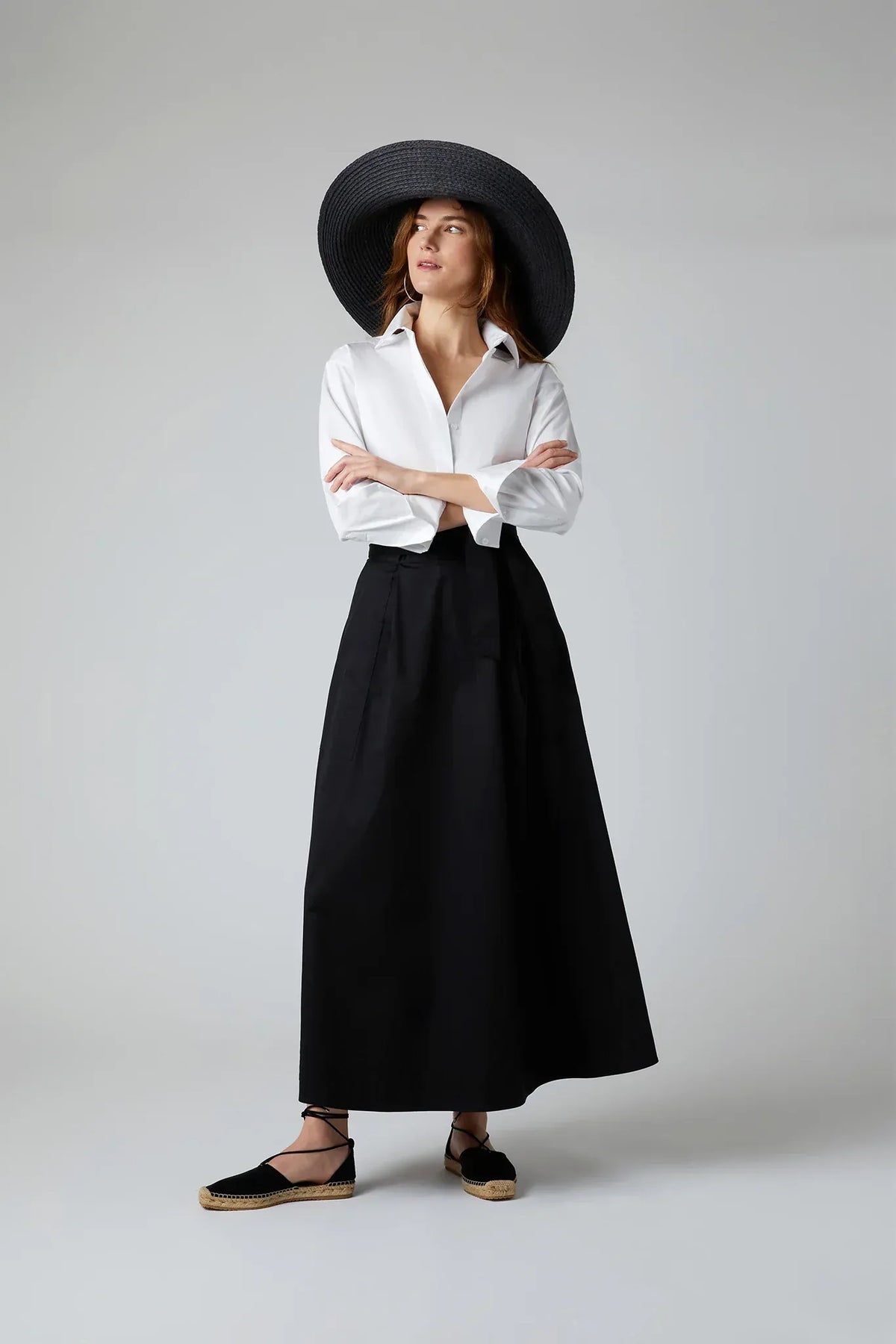 Fran Button Through Cotton Shirt in Pink