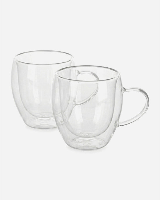 Cuisine Art Borosilicate Double Wall Glass 80ml Set 4