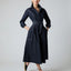 Ella Denim Full Skirt Shirt Dress in Blue