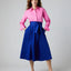 Fran Button Through Cotton Shirt in Pink