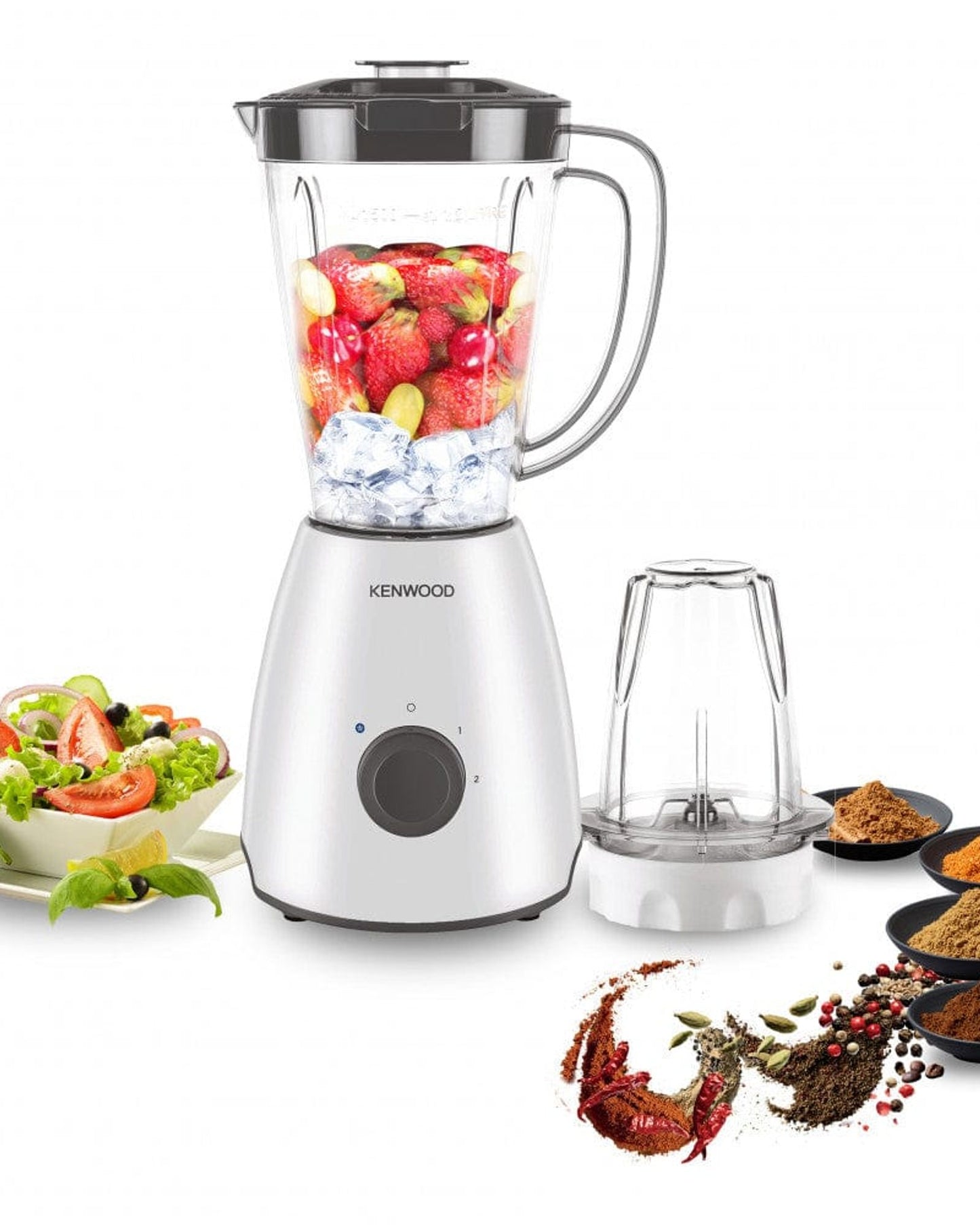 خلاط كينوود مع مطحنة متعددة سعة 1.5 لتر