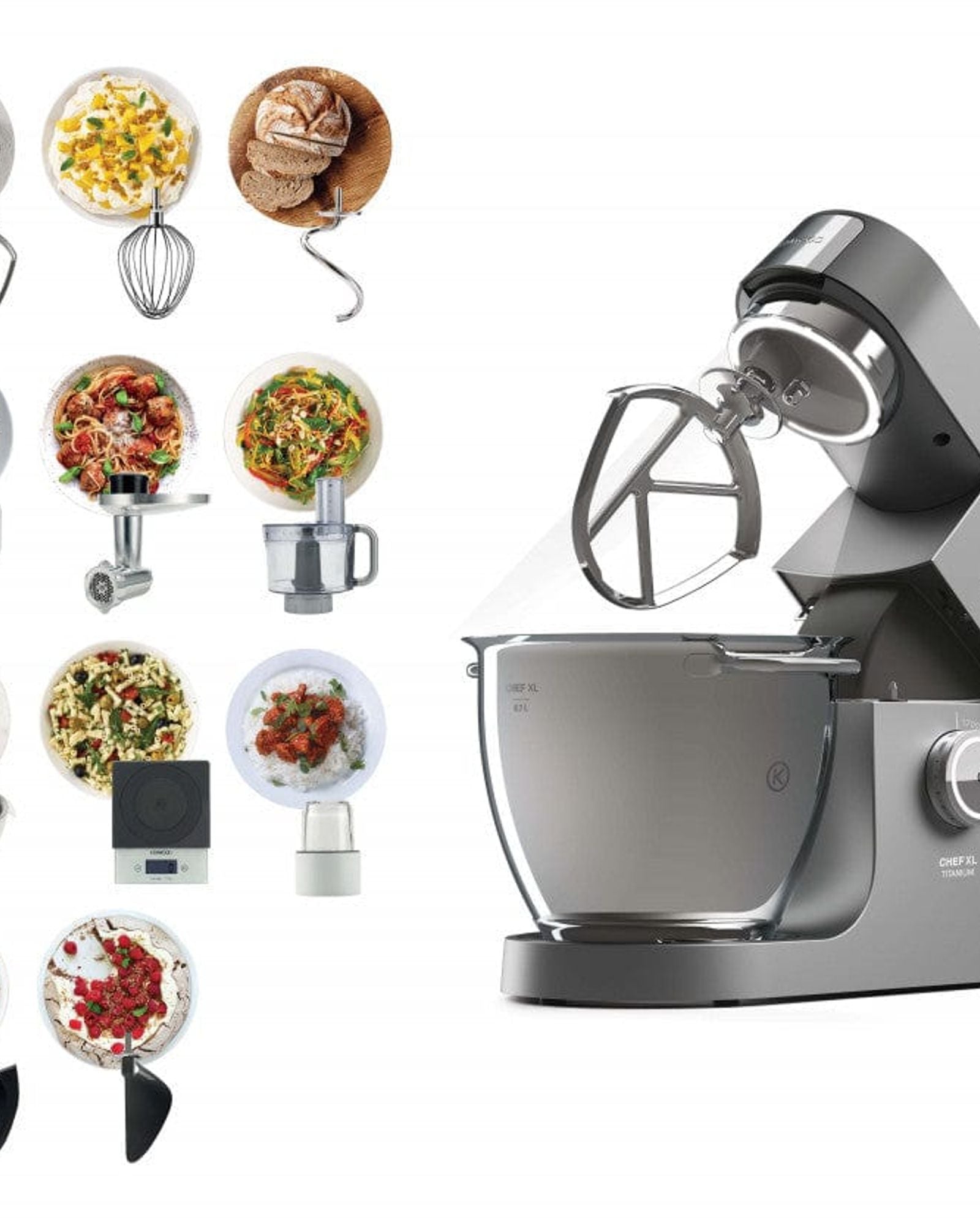 ماكينة مطبخ كينوود تيتانيوم سعة 6.7 لتر