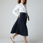 Faye Full Skirt in Denim