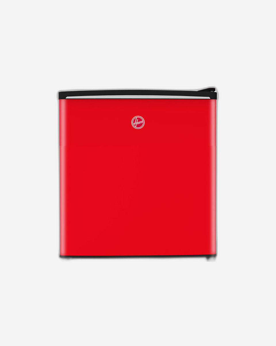 ثلاجة هوفر المدمجة ذات الباب الواحد بسعة 62 لترًا مع حجرة تجميد - تحكم ميكانيكي، منظم حرارة قابل للتعديل، رف واحد قابل للإزالة، خاصية إزالة الجليد، ضمان لمدة عام، لون أحمر - HSD-K62-R