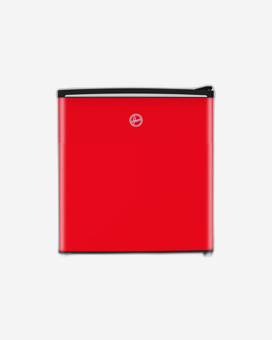 ثلاجة هوفر المدمجة ذات الباب الواحد بسعة 62 لترًا مع حجرة تجميد - تحكم ميكانيكي، منظم حرارة قابل للتعديل، رف واحد قابل للإزالة، خاصية إزالة الجليد، ضمان لمدة عام، لون أحمر - HSD-K62-R