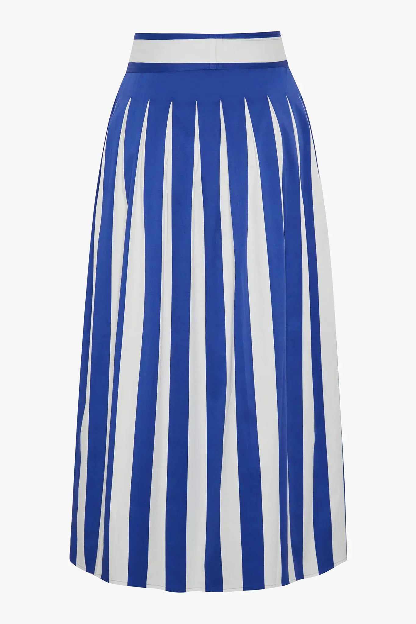 Hope Striped Skirt Cotton in Blue