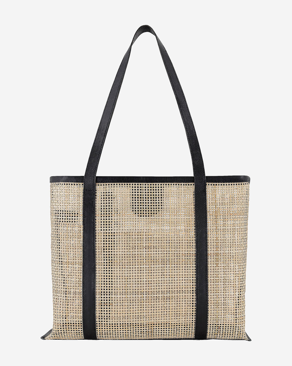 Leon Rattan Tote Bag - Black