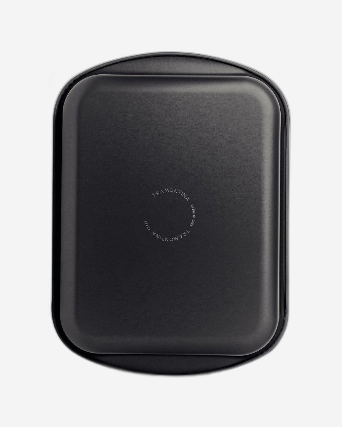 مقلاة تحميص عميقة من الألومنيوم من ترامونتينا برازيل مع طبقة ستارفلون ماكس غير لاصقة داخلية وخارجية من الجرافيت، 40 سم، 7.2 لتر