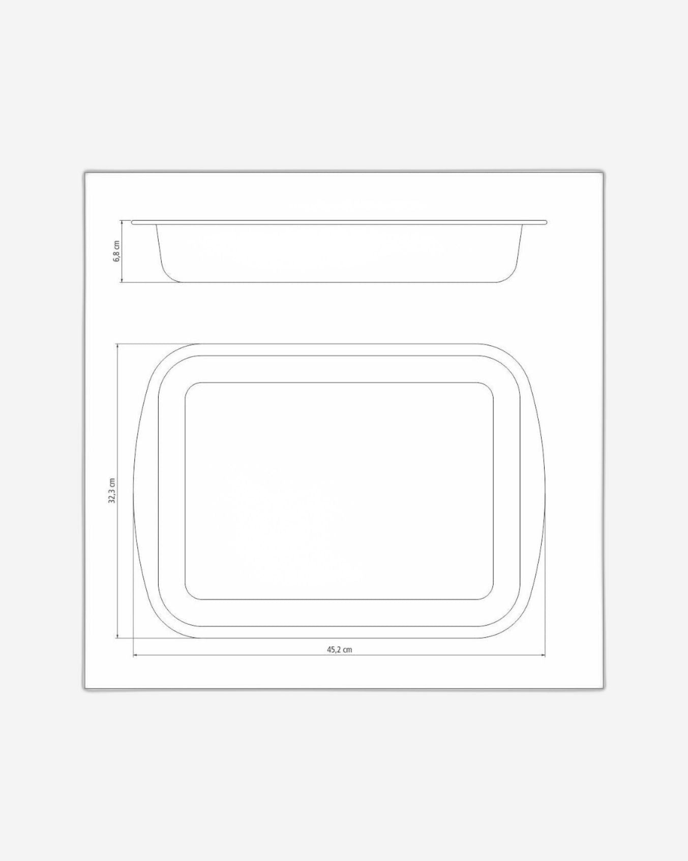 مقلاة تحميص عميقة من الألومنيوم من ترامونتينا برازيل مع طبقة ستارفلون ماكس غير لاصقة داخلية وخارجية من الجرافيت، 40 سم، 7.2 لتر
