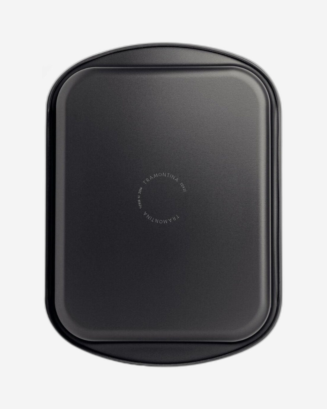 مقلاة مسطحة من الألومنيوم من ترامونتينا برازيل مع طبقة ستارفلون ماكس غير لاصقة داخلية وخارجية من الجرافيت، 40 سم، 3.8 لتر