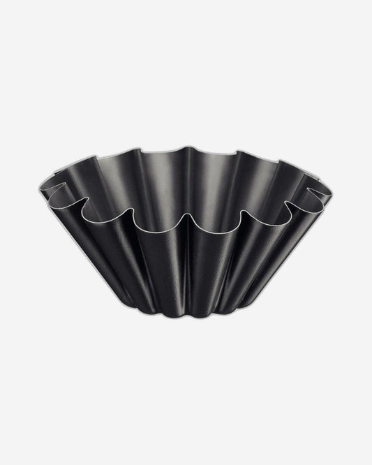 قالب بريوش من الألومنيوم من ترامونتينا برازيل، مطلي من الداخل والخارج بطبقة ستارفلون ماكس غير لاصقة، لون جرافيت، 22 سم، 1.3 لتر