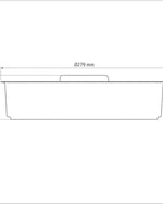 قالب كيك ترامونتينا برازيل من الألومنيوم الجرافيتي مقاس 26 سم مع قاعدة قابلة للإزالة وطلاء ستارفلون ماكس غير لاصق خالٍ من حمض بيرفلورو الأوكتانويك (PFOA)
