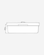 قالب كيك ترامونتينا برازيل من الألومنيوم الجرافيتي مقاس 26 سم مع قاعدة قابلة للإزالة وطلاء ستارفلون ماكس غير لاصق خالٍ من حمض بيرفلورو الأوكتانويك (PFOA)