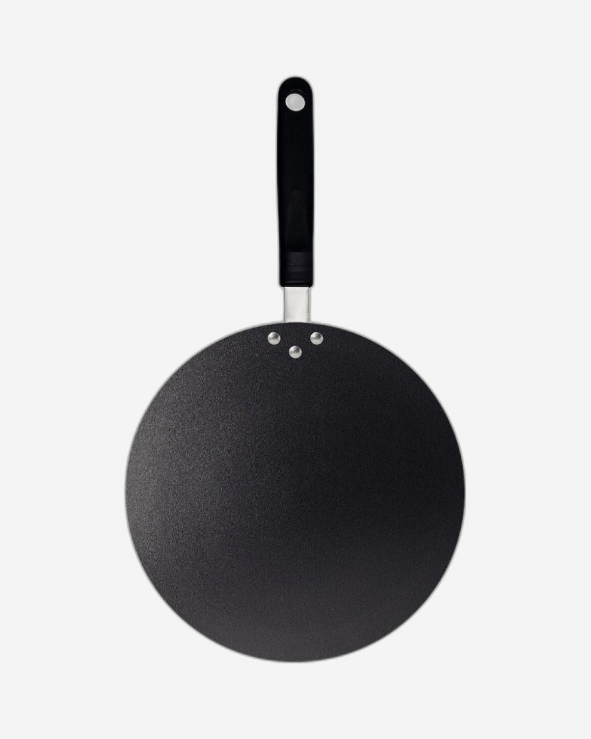 مقلاة ترامونتينا نابولي 30 سم مسطحة غير لاصقة من الألومنيوم الأسود - صنع في البرازيل