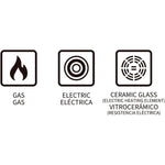 طقم أواني طهي من الألومنيوم بلون البندق من ترامونتينا برازيل سيسيليا، 9 قطع، مع طلاء ستارفلون ممتاز غير لاصق خالٍ من حمض بيرفلورو الأوكتانويك (PFOA) من الداخل والخارج