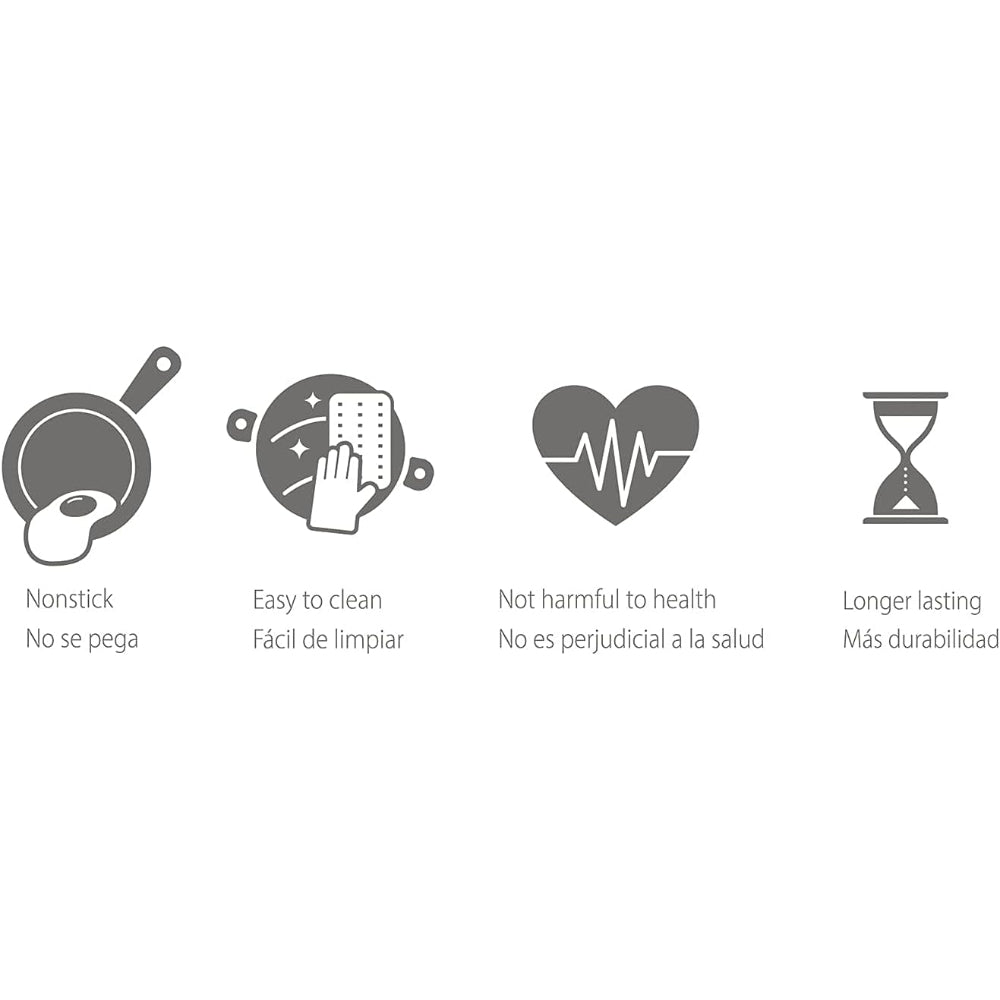 طقم أواني طهي ترامونتينا برازيل سيسيليا من 7 قطع من الألومنيوم بلون البندق مع طلاء ستارفلون ممتاز غير لاصق من الداخل والخارج