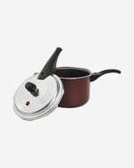 طنجرة ضغط ترامونتينا برازيل فانكوفر 20 سم 4.5 لتر من الألومنيوم الأزرق سهلة التنظيف من الداخل والخارج، طلاء ستارفلون ماكس غير لاصق خالٍ من حمض بيرفلورو الأوكتانويك (PFOA)