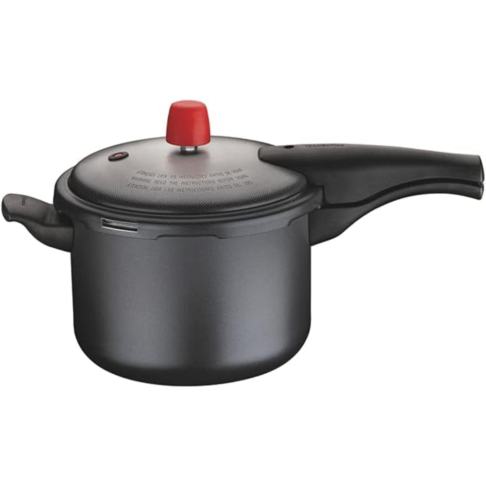 طنجرة ضغط ترامونتينا برازيل فانكوفر سبوت 20 سم، 4.5 لتر، مصنوعة من الألومنيوم الأزرق، مع طلاء ستارفلون ماكس غير لاصق داخلي وخارجي، خالٍ من مادة PFOA