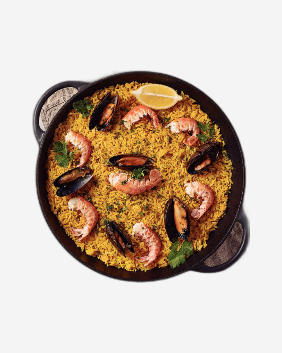 ملعقة أرز ترامونتينا ذات وعاء من الفولاذ المقاوم للصدأ ومقبض من خشب البولي وود الأحمر المعالج