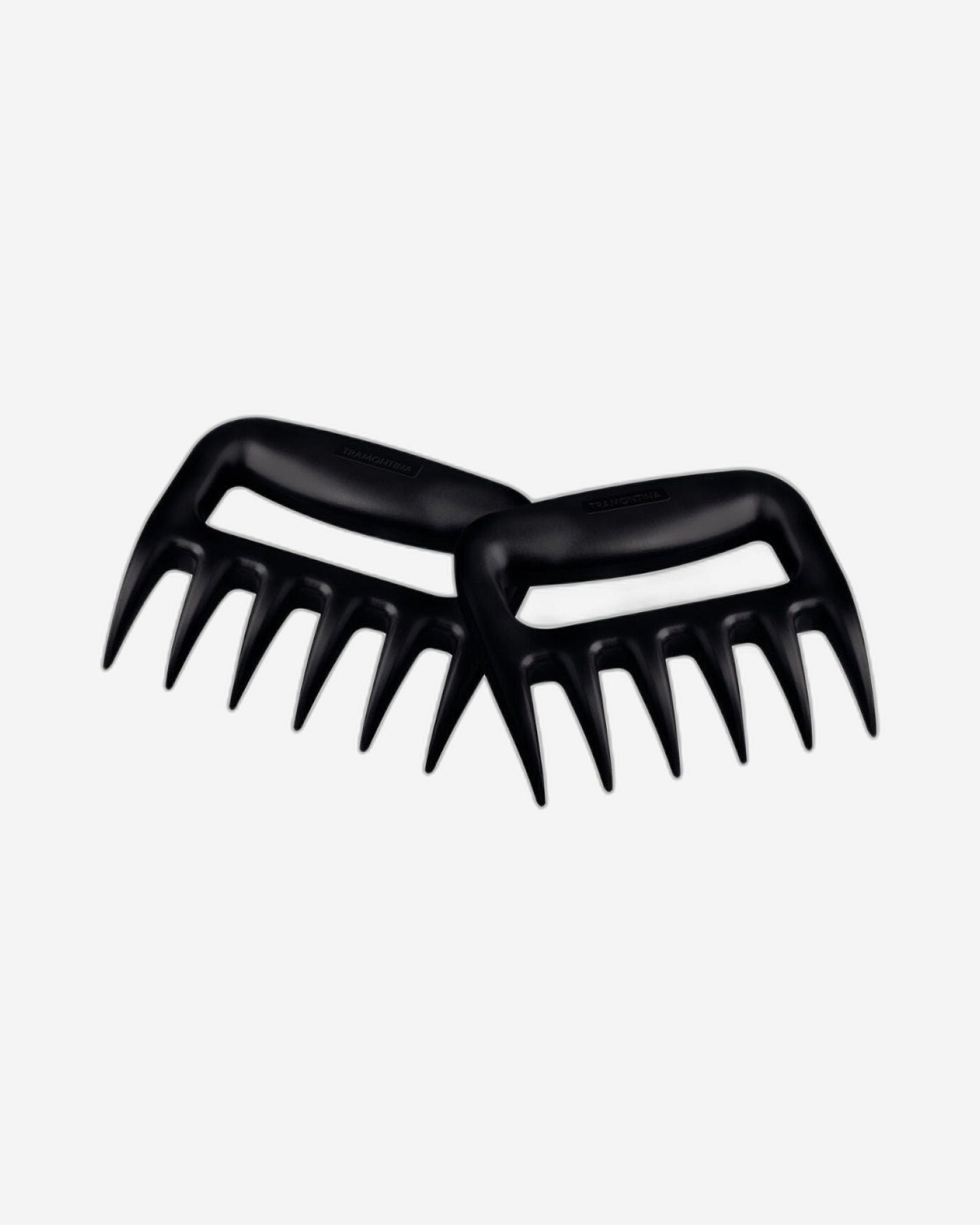 طقم مخالب شواء ترامونتينا مكون من قطعتين من مادة ABS السوداء