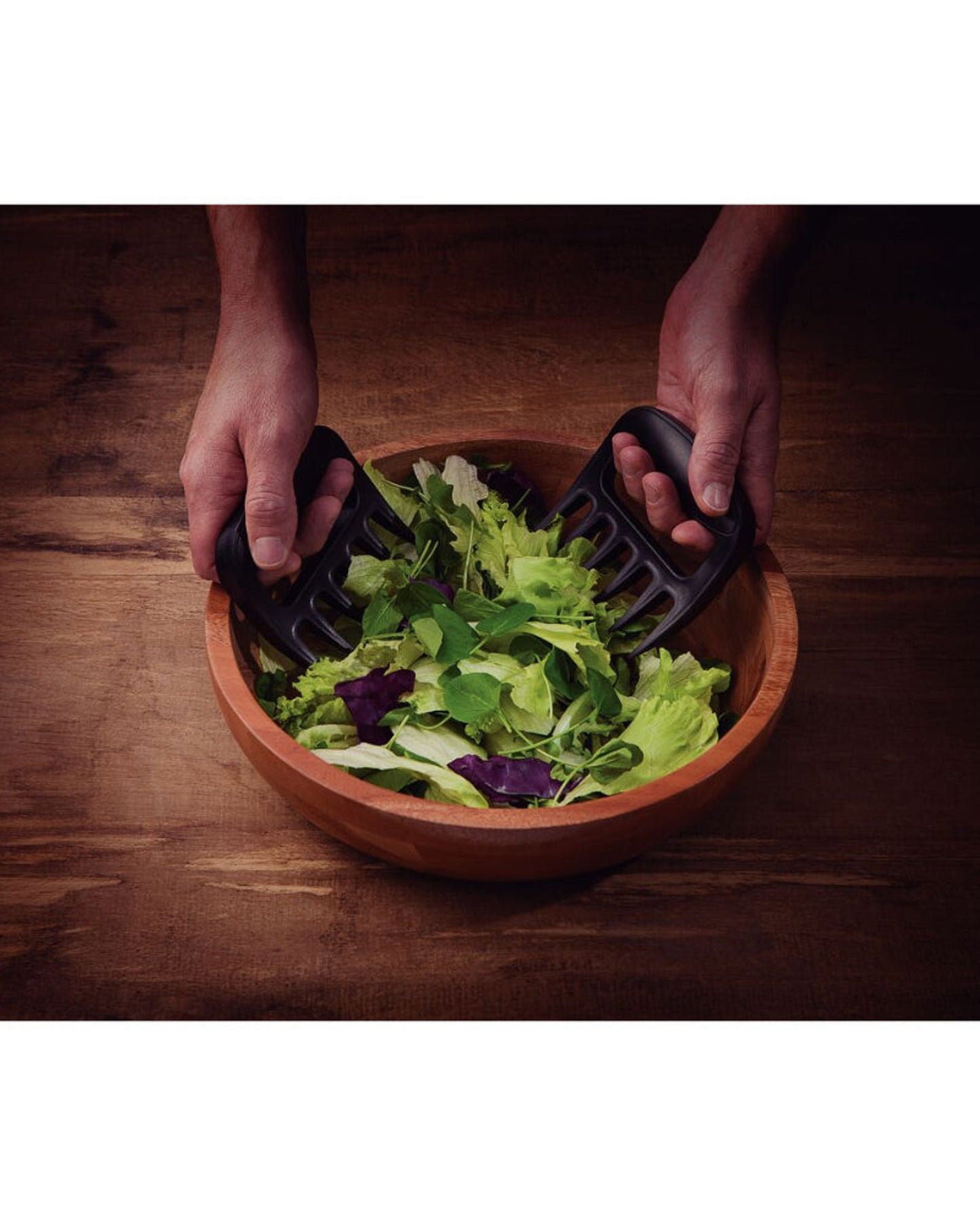 طقم مخالب شواء ترامونتينا مكون من قطعتين من مادة ABS السوداء