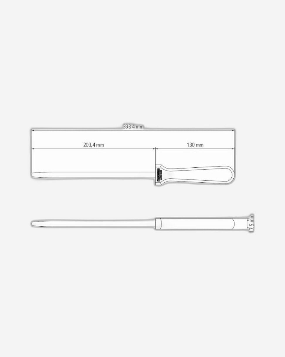 مبراة ترامونتينا تشوراسكو 8 بوصة مع دعامة من الفولاذ الكربوني ومقبض من الخشب الطبيعي