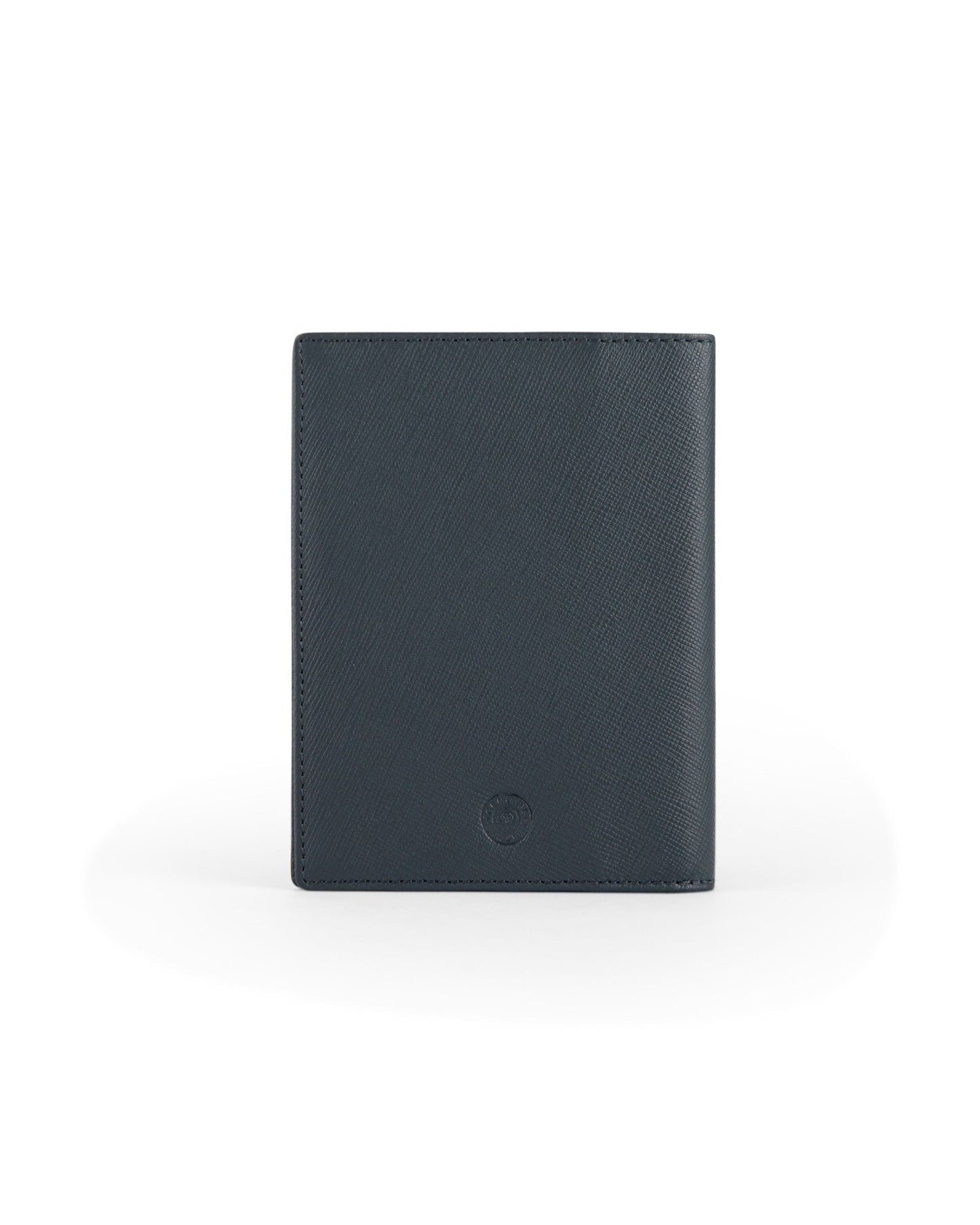 Cross Saffiano Leather 4Cc Passport Cover - Navy Blue