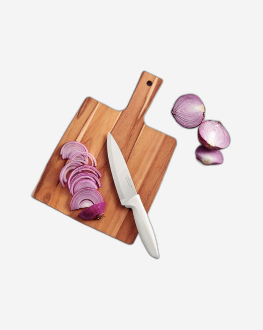 سكين طهاة ترامونتينا بلينوس بشفرة من الفولاذ المقاوم للصدأ ومقبض من البولي بروبيلين بلون أبيض كريمي، 6 بوصات