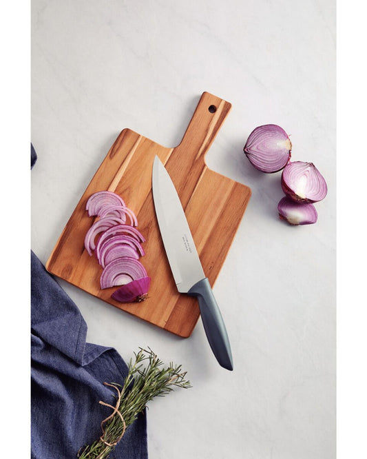 سكين طهاة ترامونتينا بلينوس بشفرة من الفولاذ المقاوم للصدأ ومقبض من البولي بروبيلين الرمادي 8 بوصات