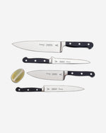 سكين ترامونتينا برازيل سينشري متعدد الاستخدامات، مقاس 6 بوصات، بشفرة من الفولاذ المقاوم للصدأ ومقبض من البولي كربونات الأسود