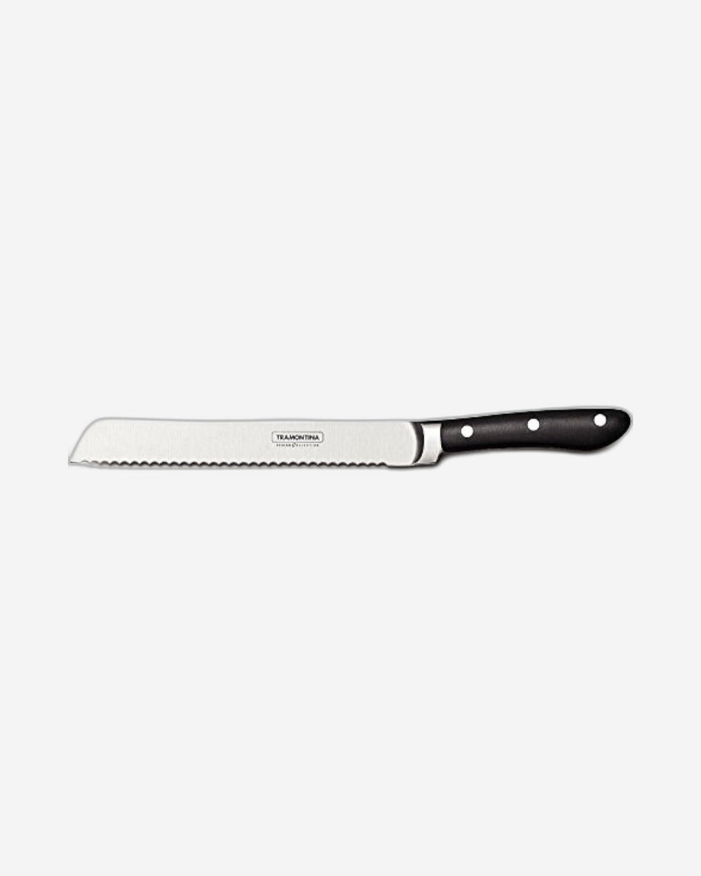Tramontina Brazil  Prochef 8 Inches Bread Knife with Stainless Steel Blade and Black Polycarbonate and Fiberglass Handle