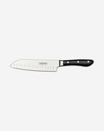 Tramontina Brazil  Prochef 7 Inches Santoku Knife with Stainless Steel Blade and Black Polycarbonate and Fiberglass Handle
