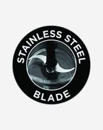 مفرمة صغيرة من راسل هوبز مع وعاء زجاجي وشفرة من الفولاذ المقاوم للصدأ