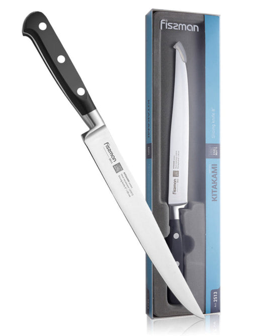 سكين تقطيع فيسمان كيتاكامي أسود 8 بوصة