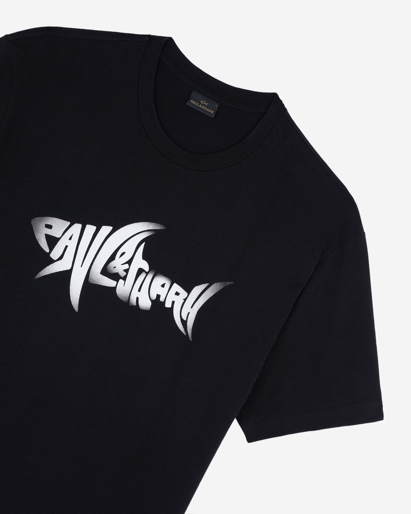Paul & Shark Printed Shark Cotton Jersey T-Shirt