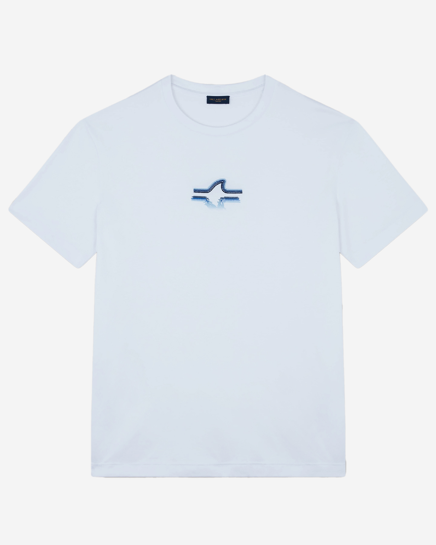 تيشيرت Paul & Shark من قطن سوپيما بتطريز زعنفة