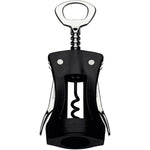 Tramontina Brazil  Harmoniza Stainless Steel Winged Corkscrew in Black ABS Body and Zamak Bottle Opener