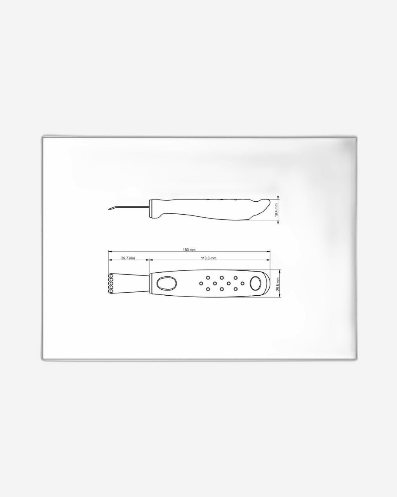 مبشرة ترامونتينا يوتيليتا المصنوعة من الفولاذ المقاوم للصدأ بمقبض من البولي بروبيلين الأسود