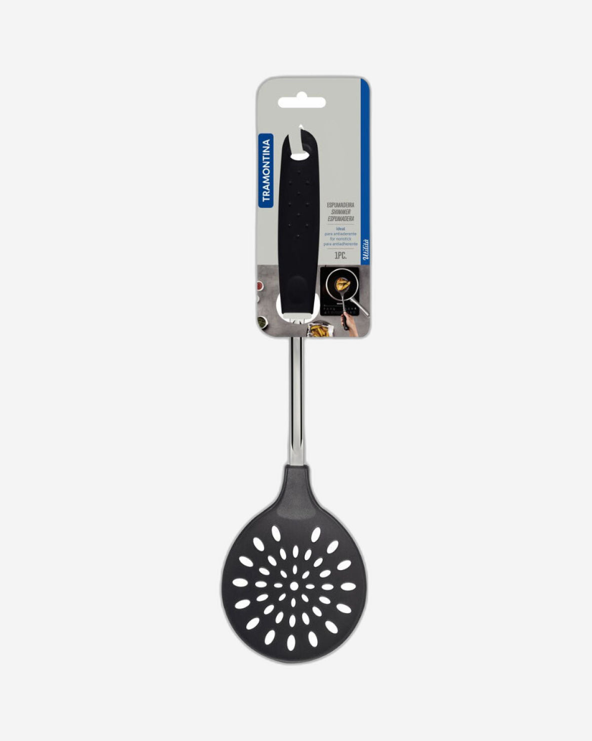 مغرفة ترامونتينا يوتيليتا المصنوعة من النايلون بمقبض من البولي بروبيلين الأسود